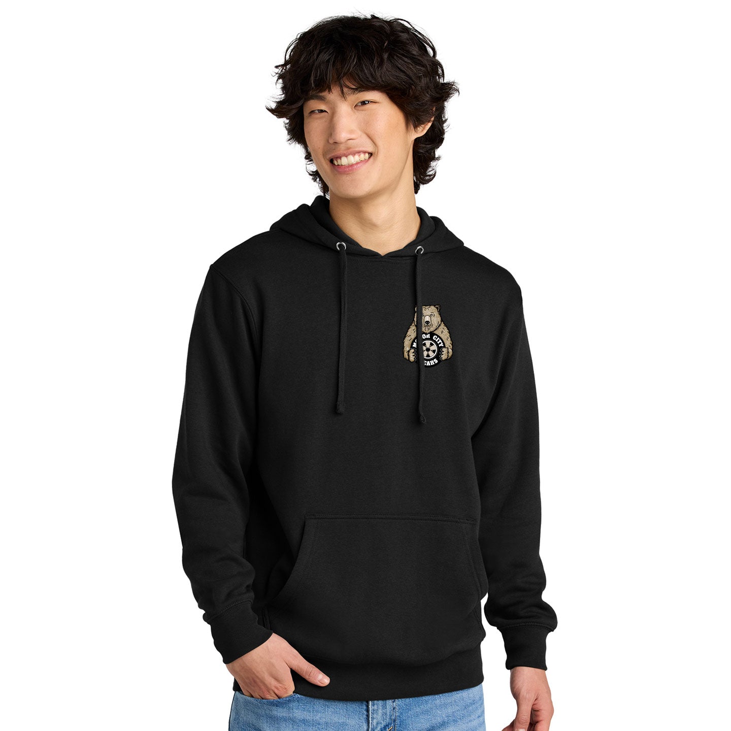 Motor City Bears - Printed Crest District V.I.T. Fleece Pullover Hoodie