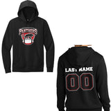 Roseville MS Panthers Football - Personalized District VIT Adult Fleece Hoodie