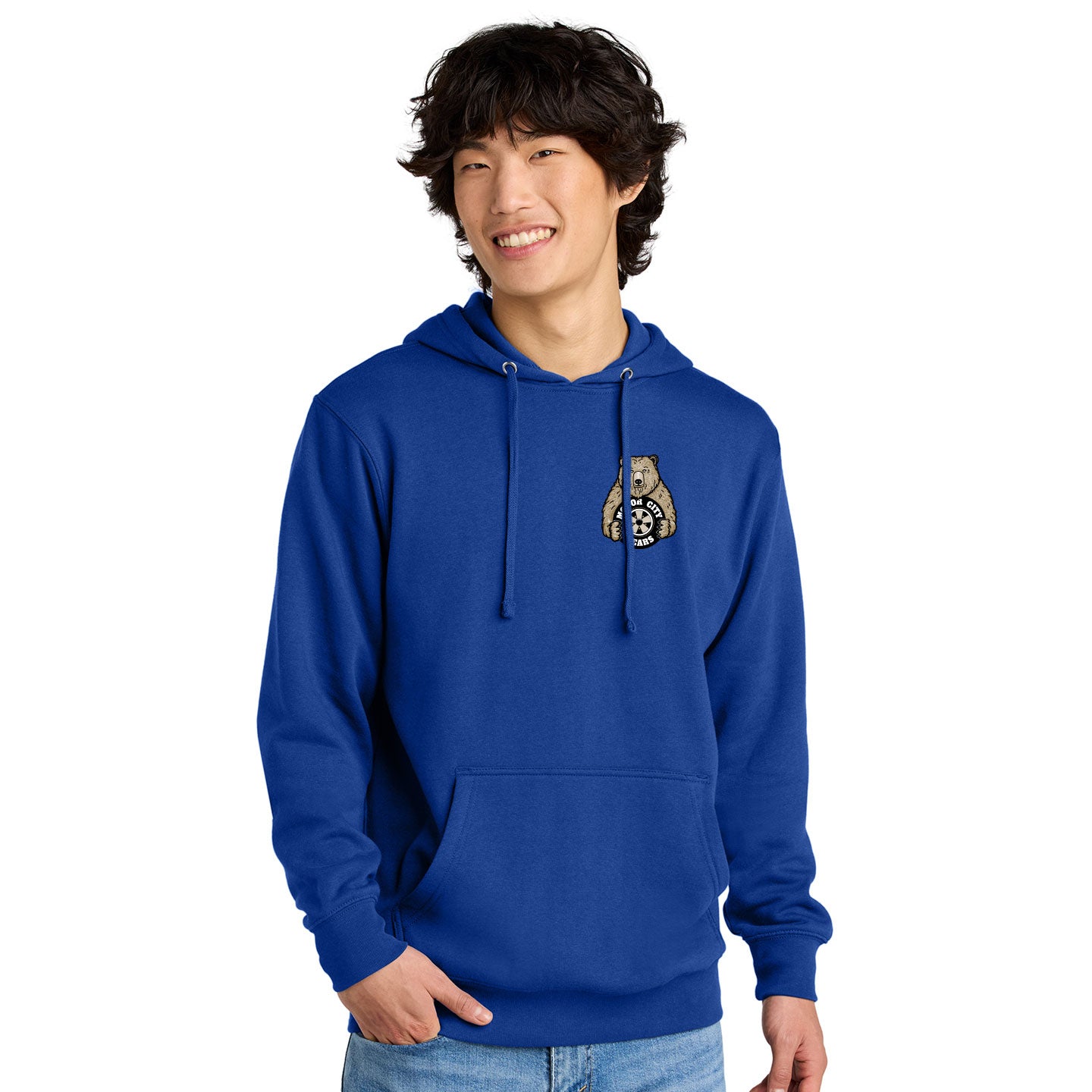 Motor City Bears - Printed Crest District V.I.T. Fleece Pullover Hoodie