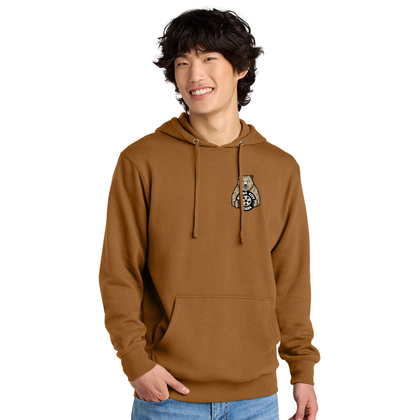 Motor City Bears - Printed Crest District V.I.T. Fleece Pullover Hoodie