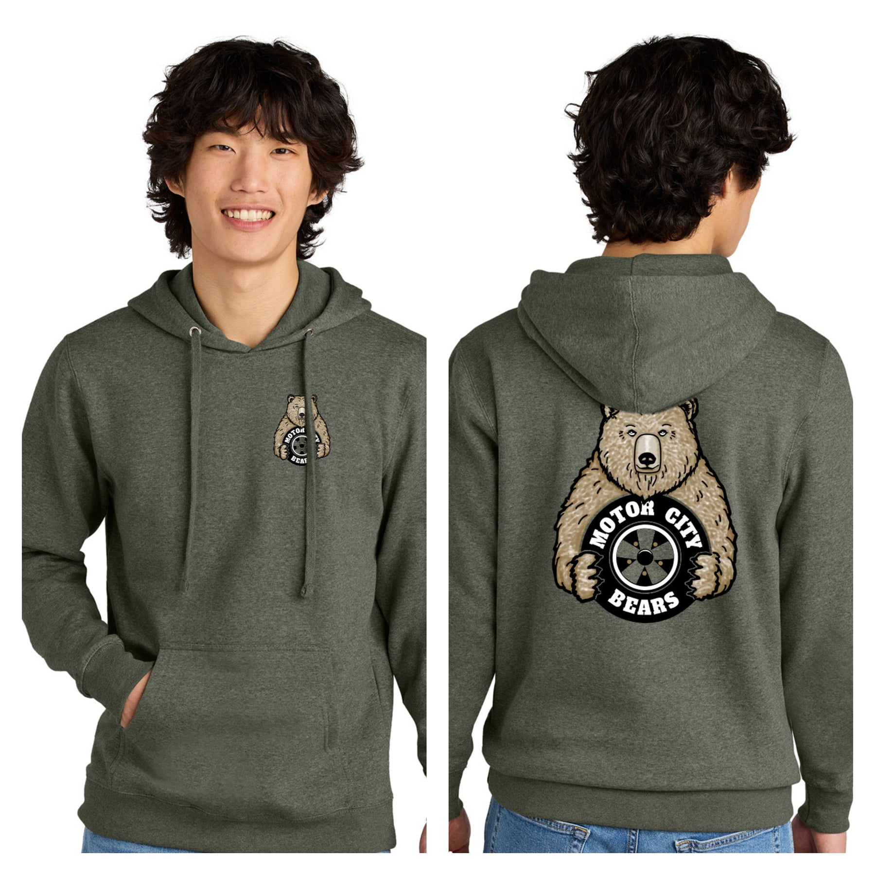 Motor City Bears - 2-Sided District V.I.T. Fleece Pullover Hoodie