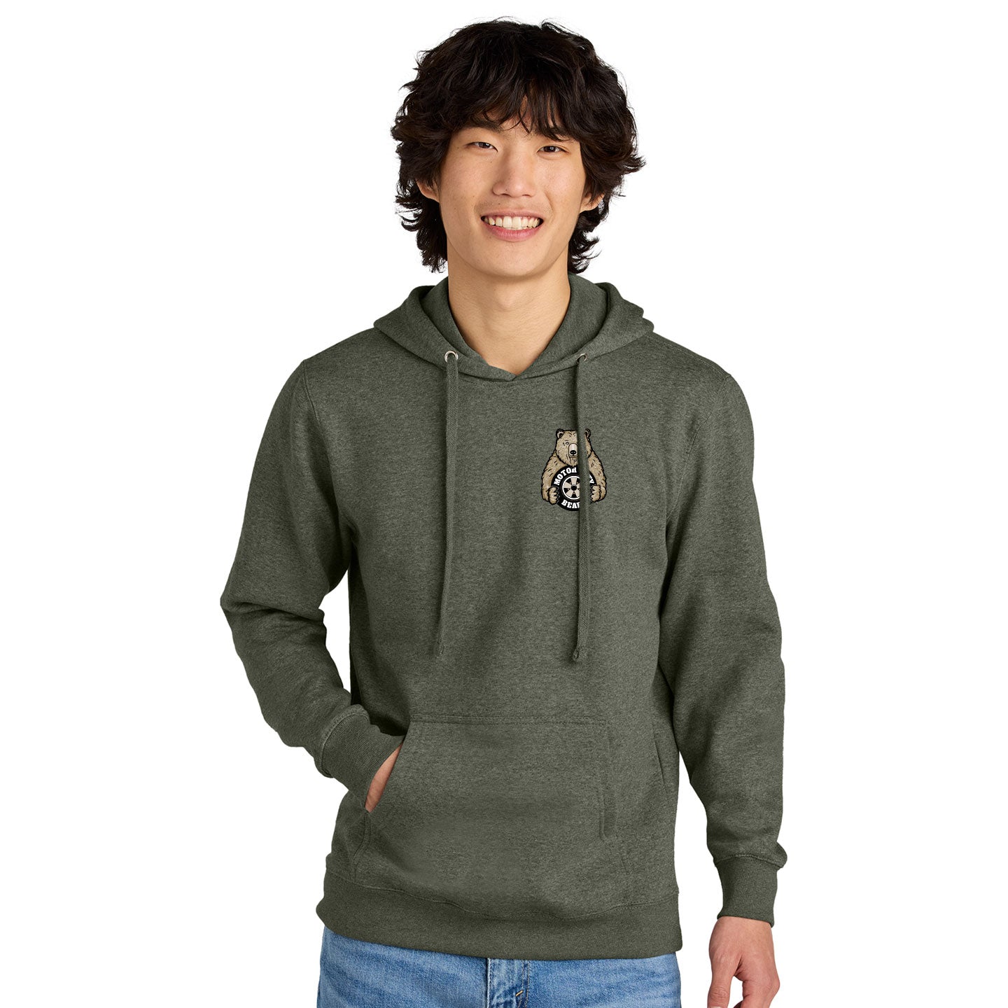 Motor City Bears - Printed Crest District V.I.T. Fleece Pullover Hoodie