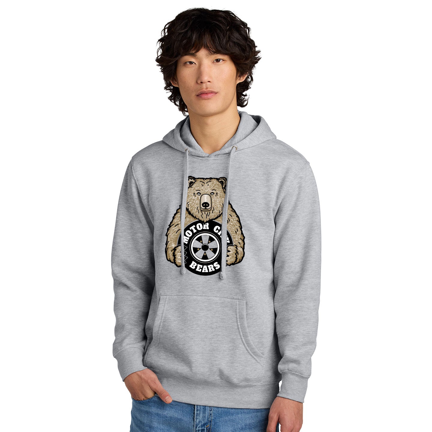 Motor City Bears - Printed District V.I.T. Fleece Pullover Hoodie