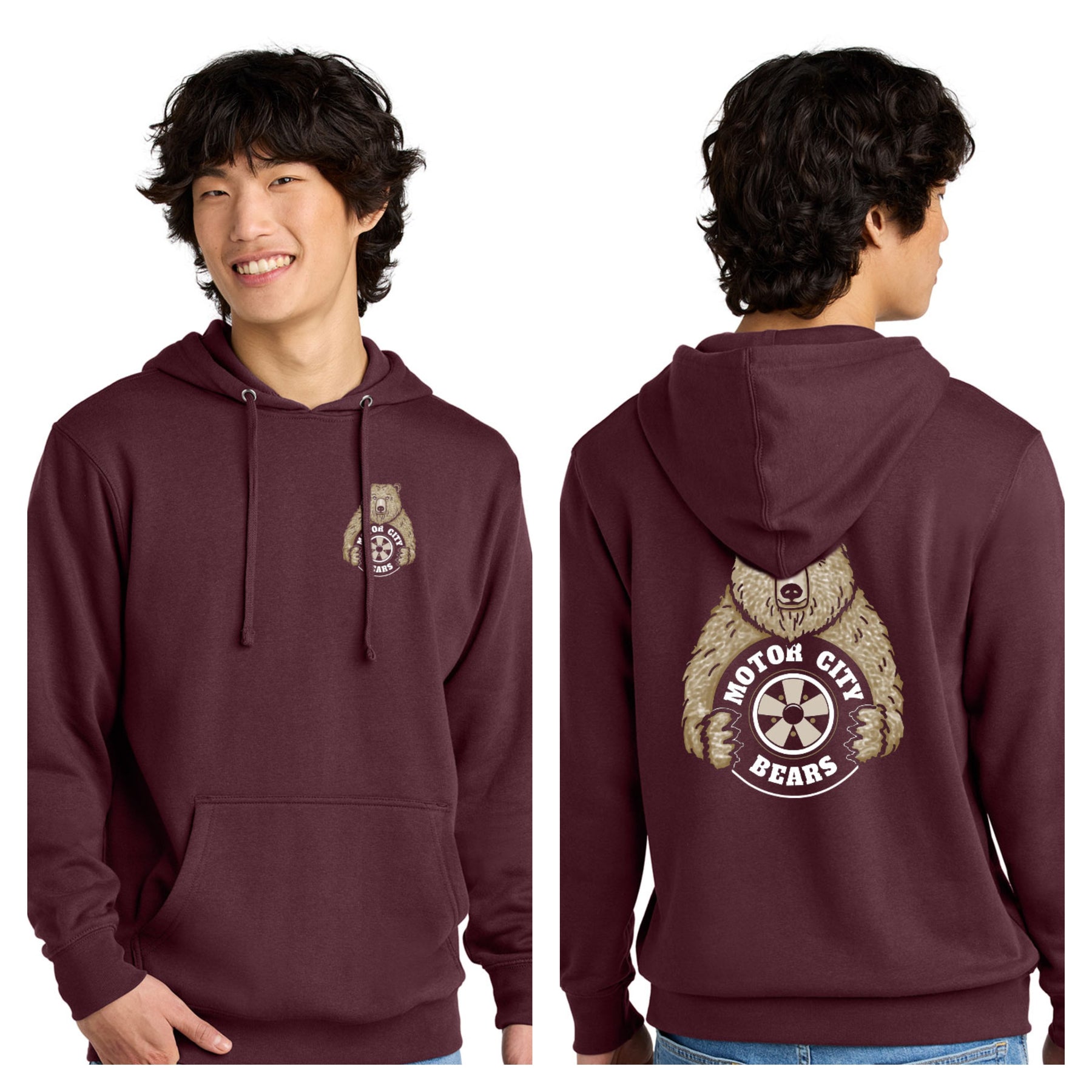 Motor City Bears - 2-Sided District V.I.T. Fleece Pullover Hoodie