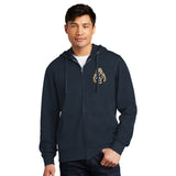 Motor City Bears - Printed Crest District V.I.T. Fleece Full-Zip Hoodie