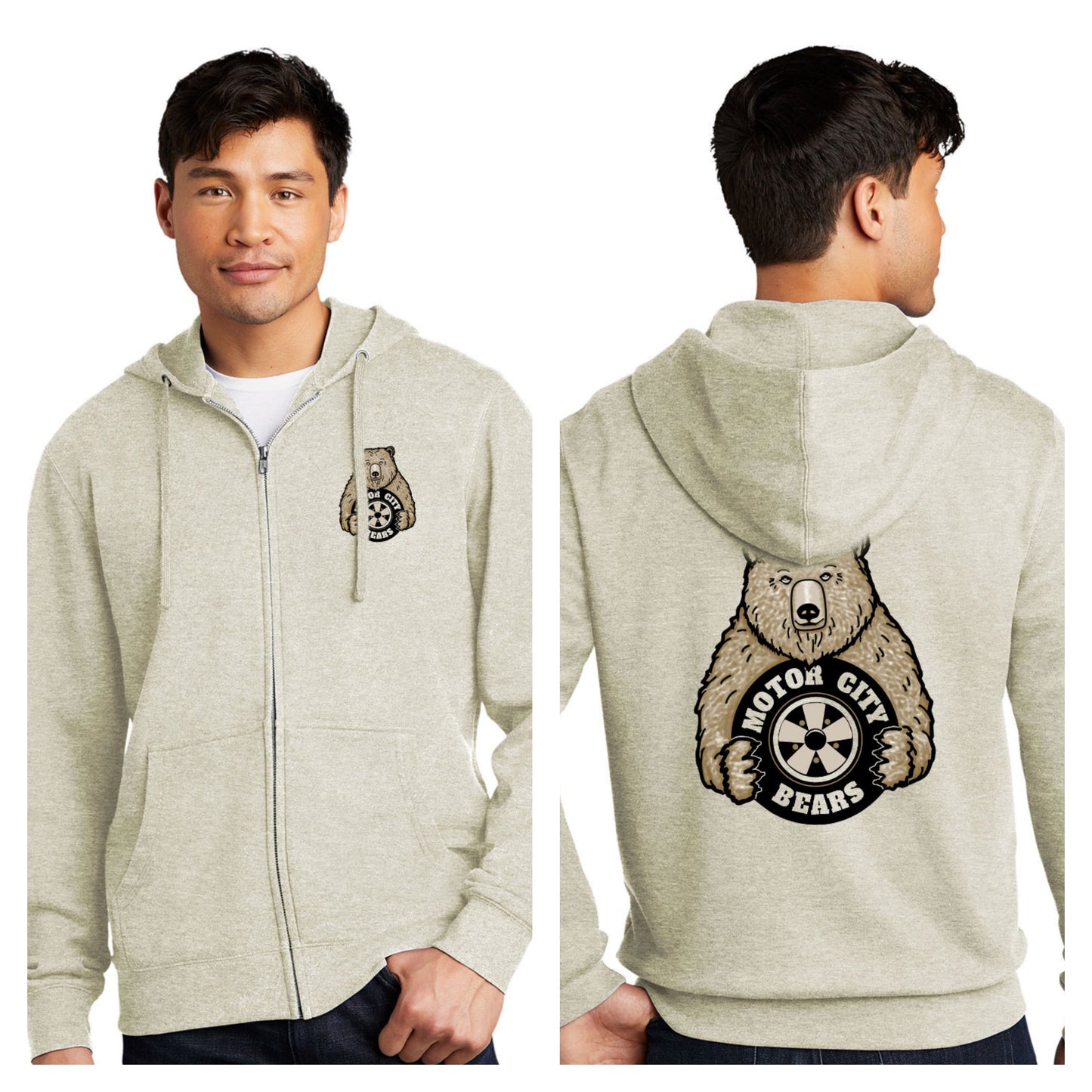 Motor City Bears - 2-Sided District V.I.T. Fleece Full-Zip Hoodie