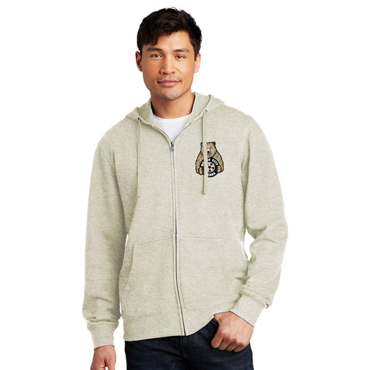 Motor City Bears - Printed Crest District V.I.T. Fleece Full-Zip Hoodie