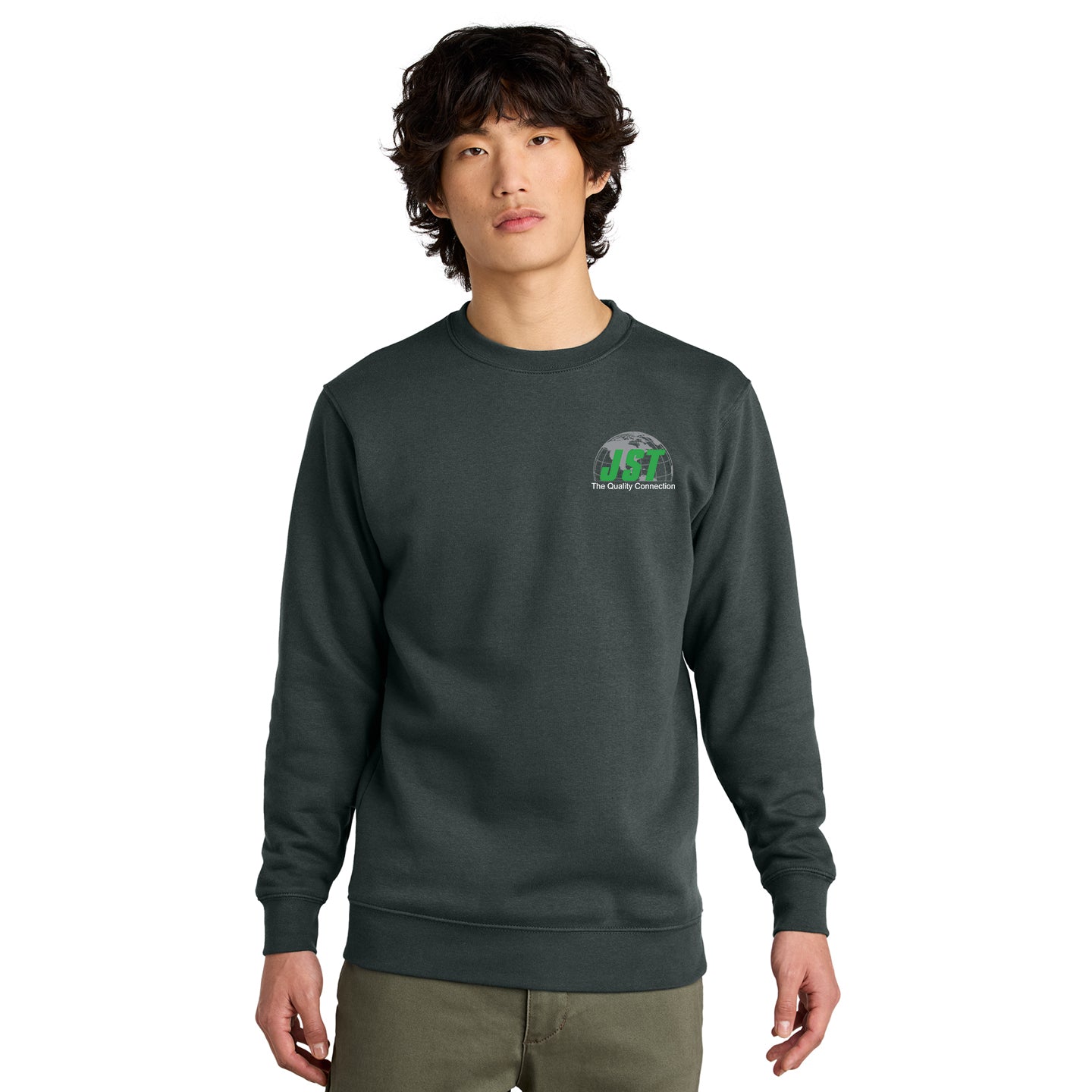 JST - District V.I.T. Fleece Printed Sweatshirt with Crest Logo