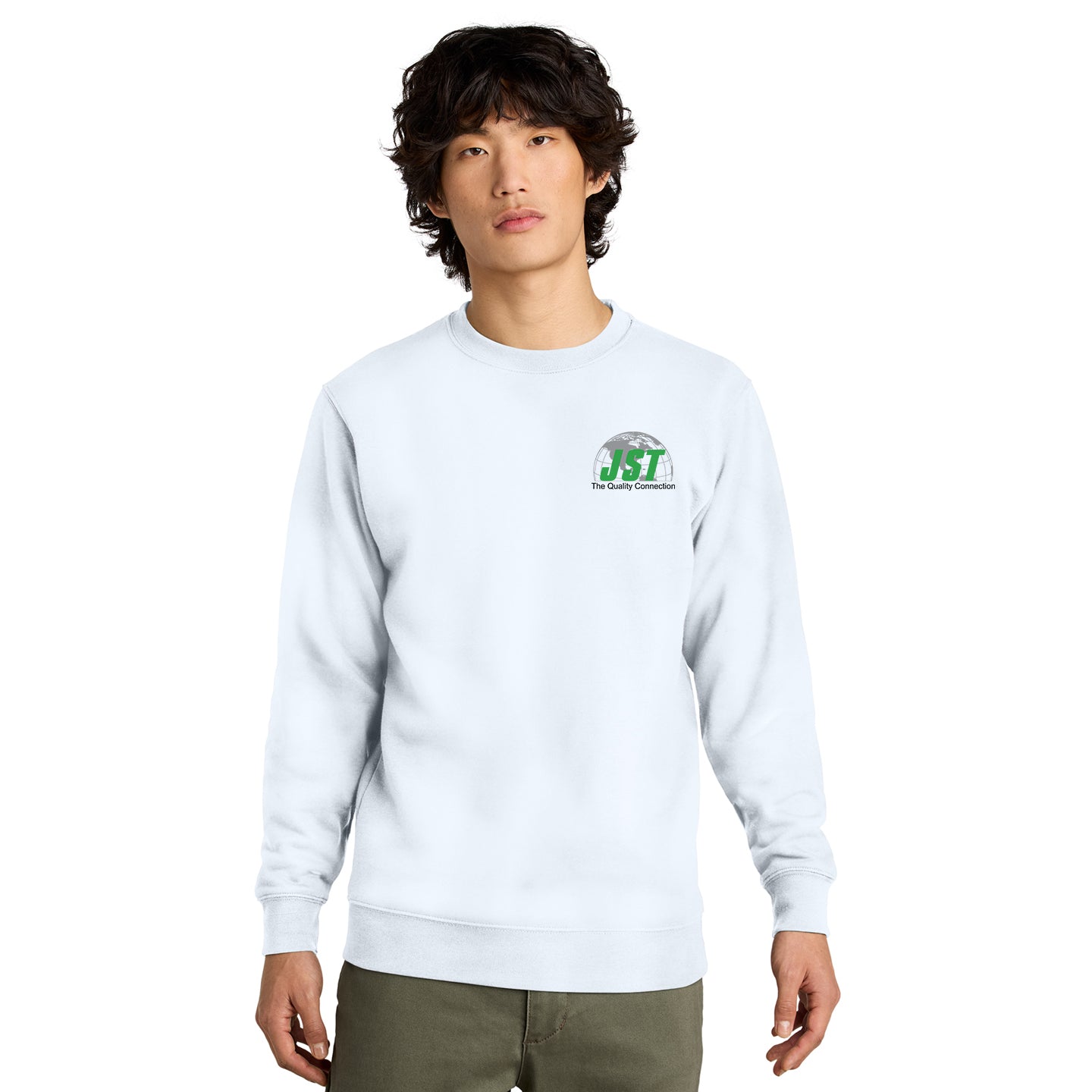 JST - District V.I.T. Fleece Printed Sweatshirt with Crest Logo