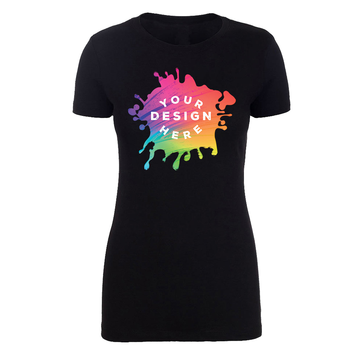 Full Color Custom Womens T Shirts