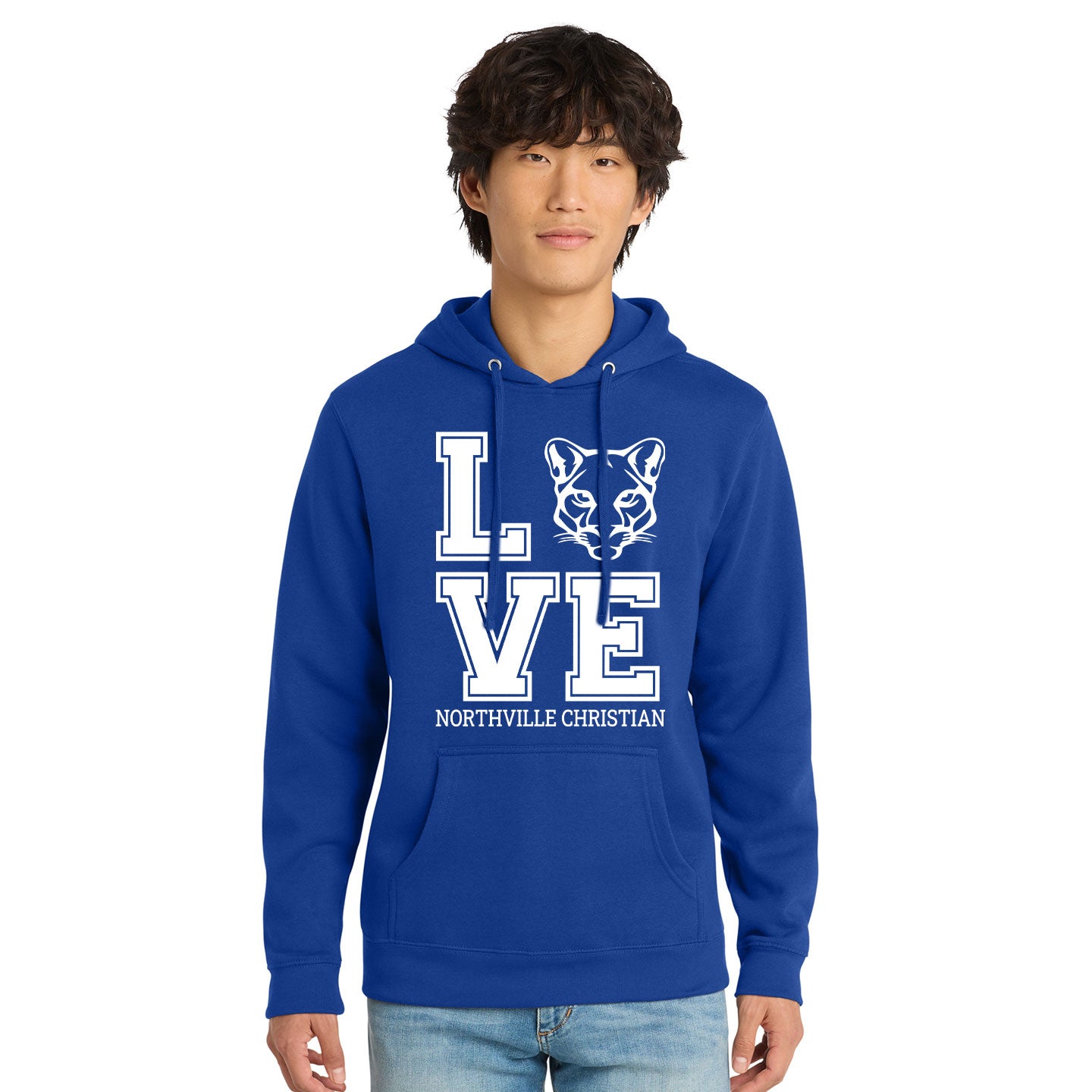NVCS - Cougar Love Unisex Adult Fleece Hoodie