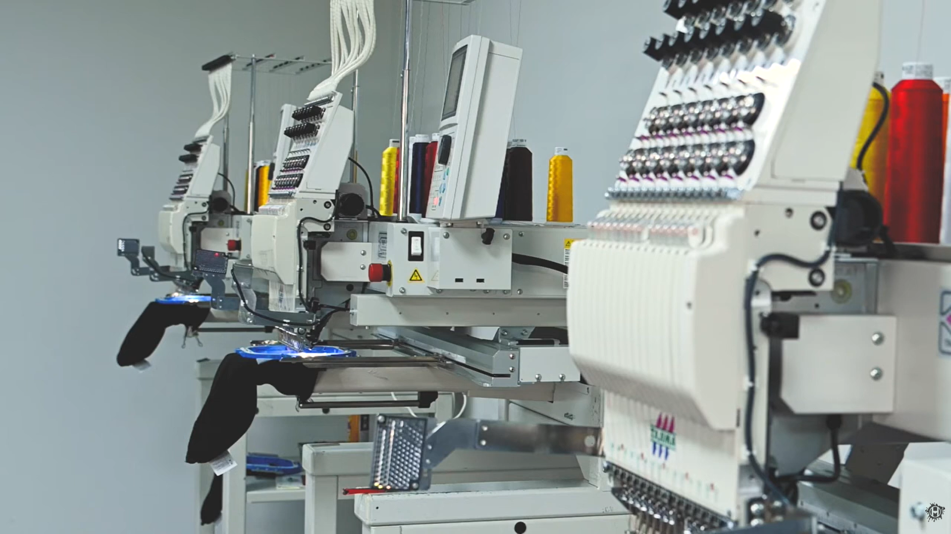 Load video: Video about embroidery at Mato &amp; Hash