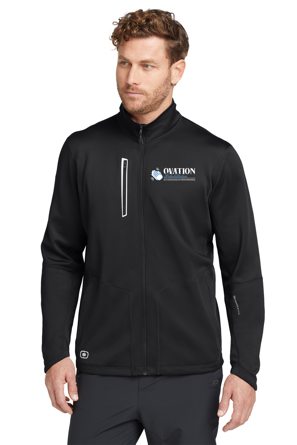 Ovation Rehabilitation Mens OGIO® FULCRUM Full-Zip Embroidery