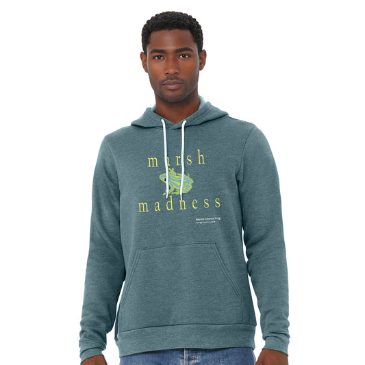 Froggy Voice - Marsh Madness Unisex Sponge-Fleece Pullover Hoodie