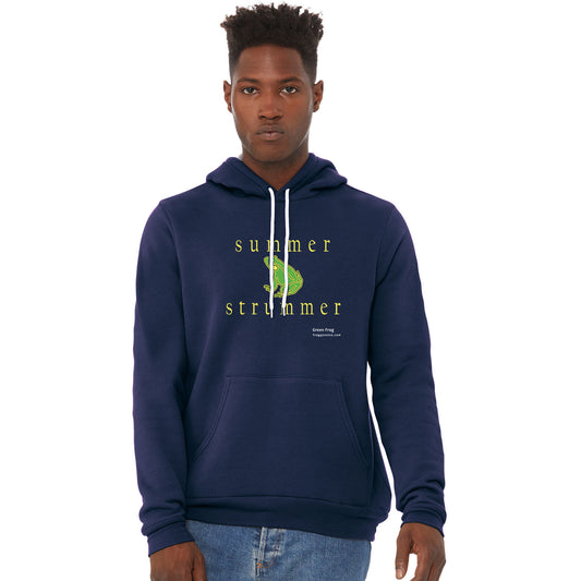 Froggy Voice - Summer Strummer Unisex Sponge-Fleece Pullover Hoodie