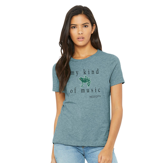 Froggy Voice - My Kind of Music Women's Blend T-Shirt