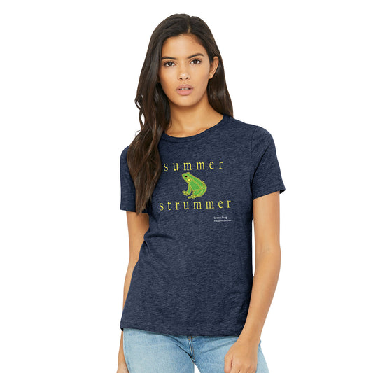 Froggy Voice - Summer Strummer Women's Blend T-Shirt