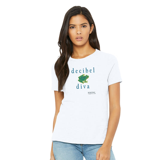 Froggy Voice - Decibel Diva Women's Blend T-Shirt