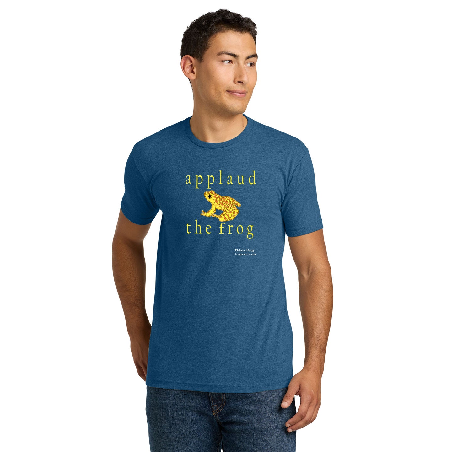 Froggy Voice - Applaud The Frog Unisex Blend T-Shirt