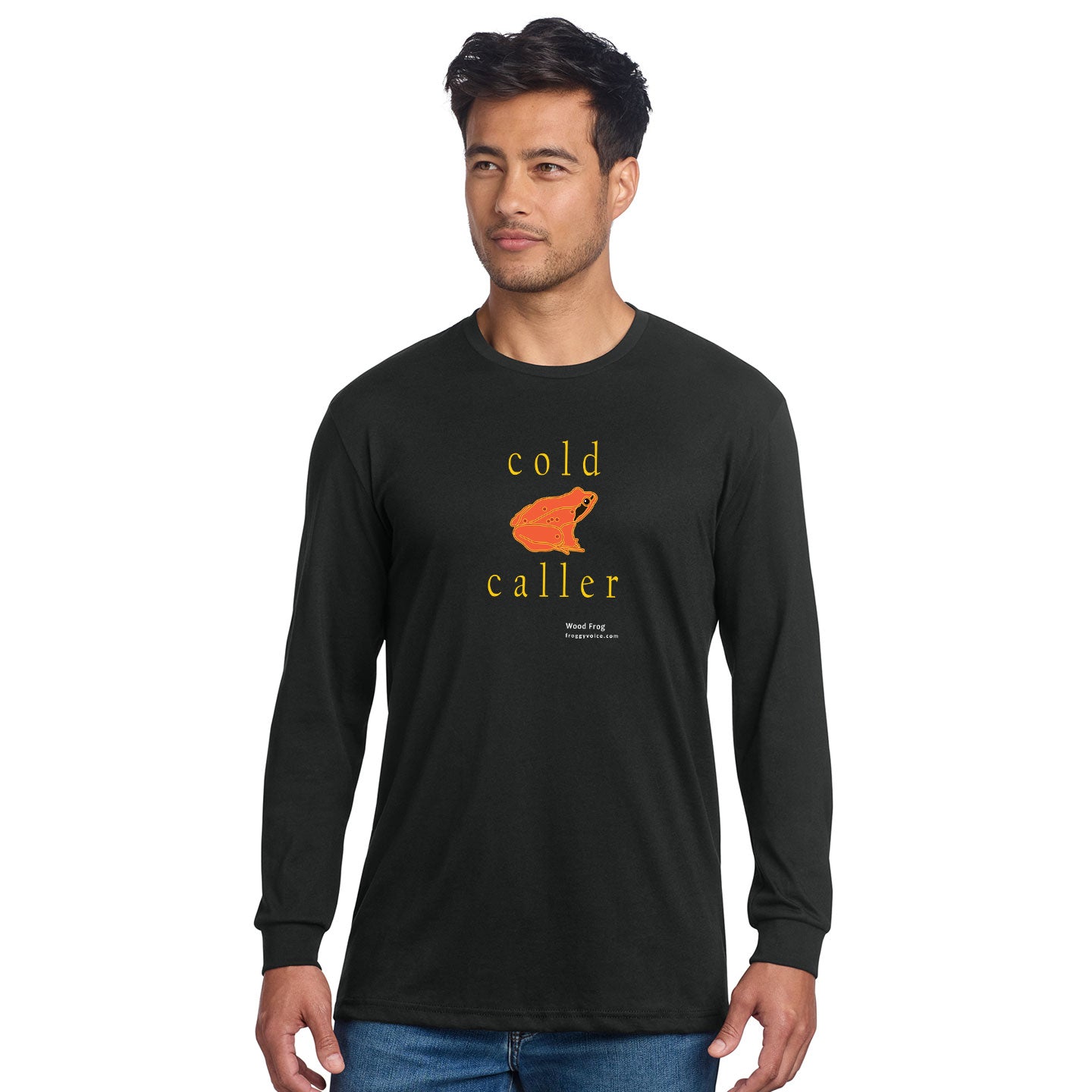 Froggy Voice - Cold Caller Unisex Blend Long-Sleeve T-Shirt