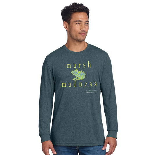 Froggy Voice - Marsh Madness Unisex Blend Long-Sleeve T-Shirt