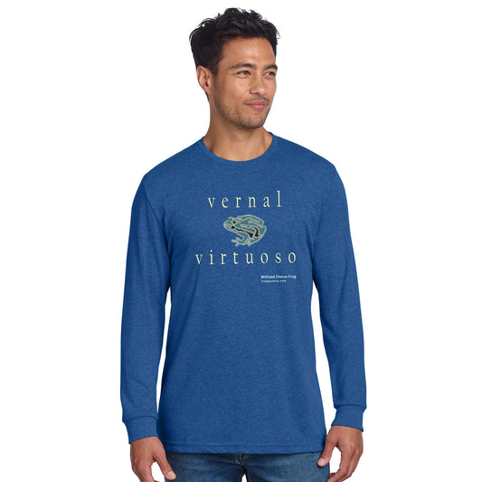Froggy Voice - Vernal Virtuoso Unisex Blend Long-Sleeve T-Shirt