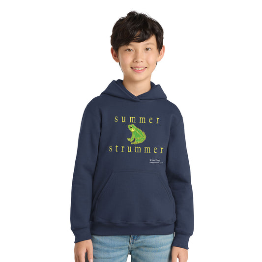 Froggy Voice - Summer Strummer Youth Pullover Hoodie