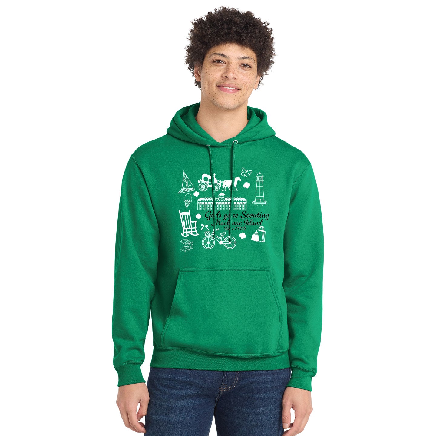 Girl Scout Troop 77713 - Mackinac Island Adult Hoodie (Shipping, US)