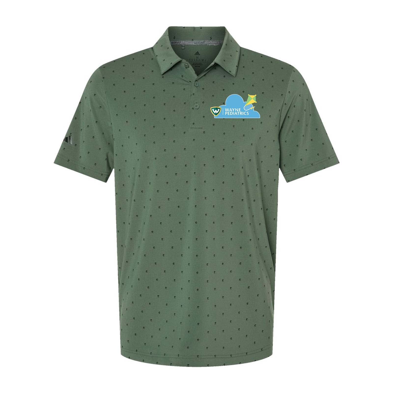 Wayne Pediatrics Adidas - Pine Tree Polo Printed