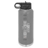 Lakes United Hockey Laser Engraved 32oz Water Bottle with Flip Lid