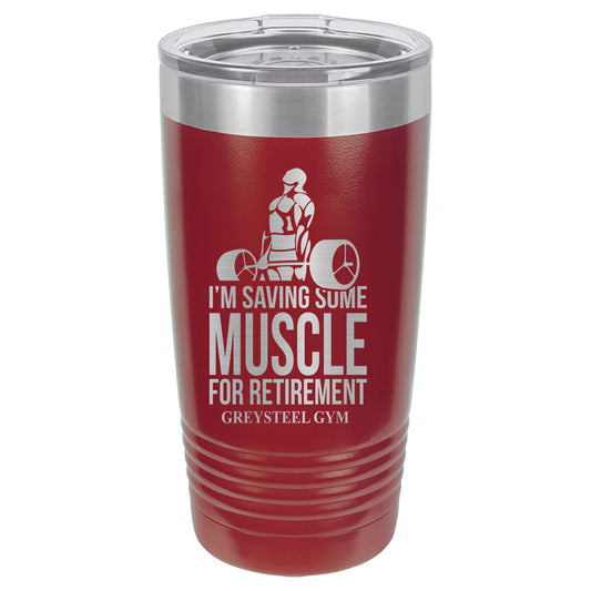 Greysteel - Saving Muscle Polar Camel 20oz Tumbler