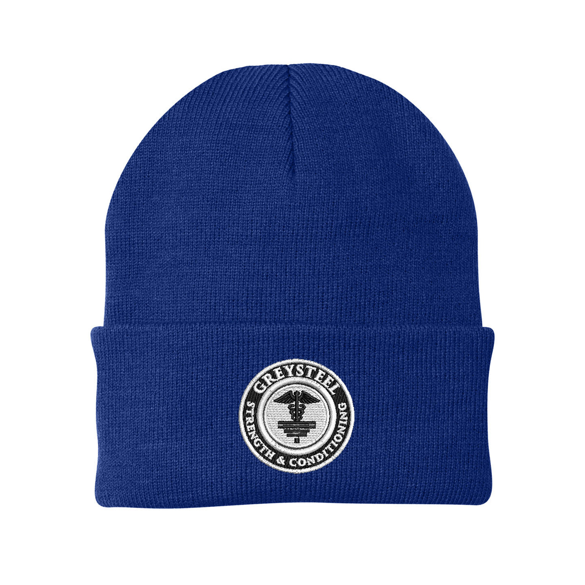 Greysteel - Logo Port & Company Cuffed Beanie