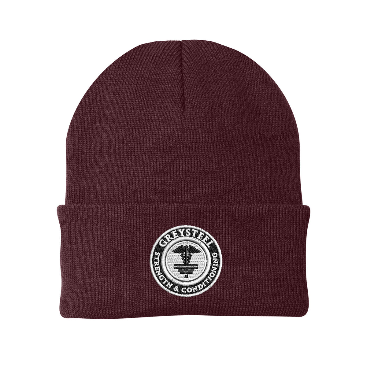 Greysteel - Logo Port & Company Cuffed Beanie