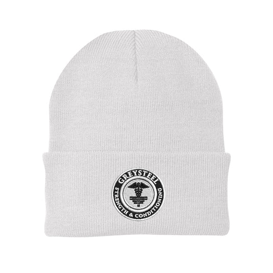 Greysteel - Logo Port & Company Cuffed Beanie