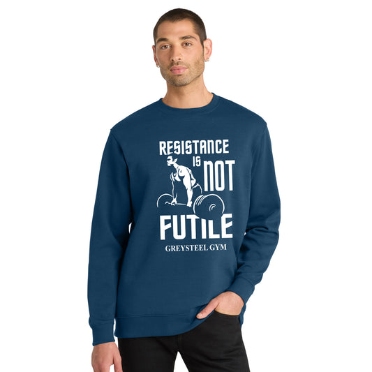 Greysteel - Resistance is NOT Futile Unisex District VIT Sweatshirt