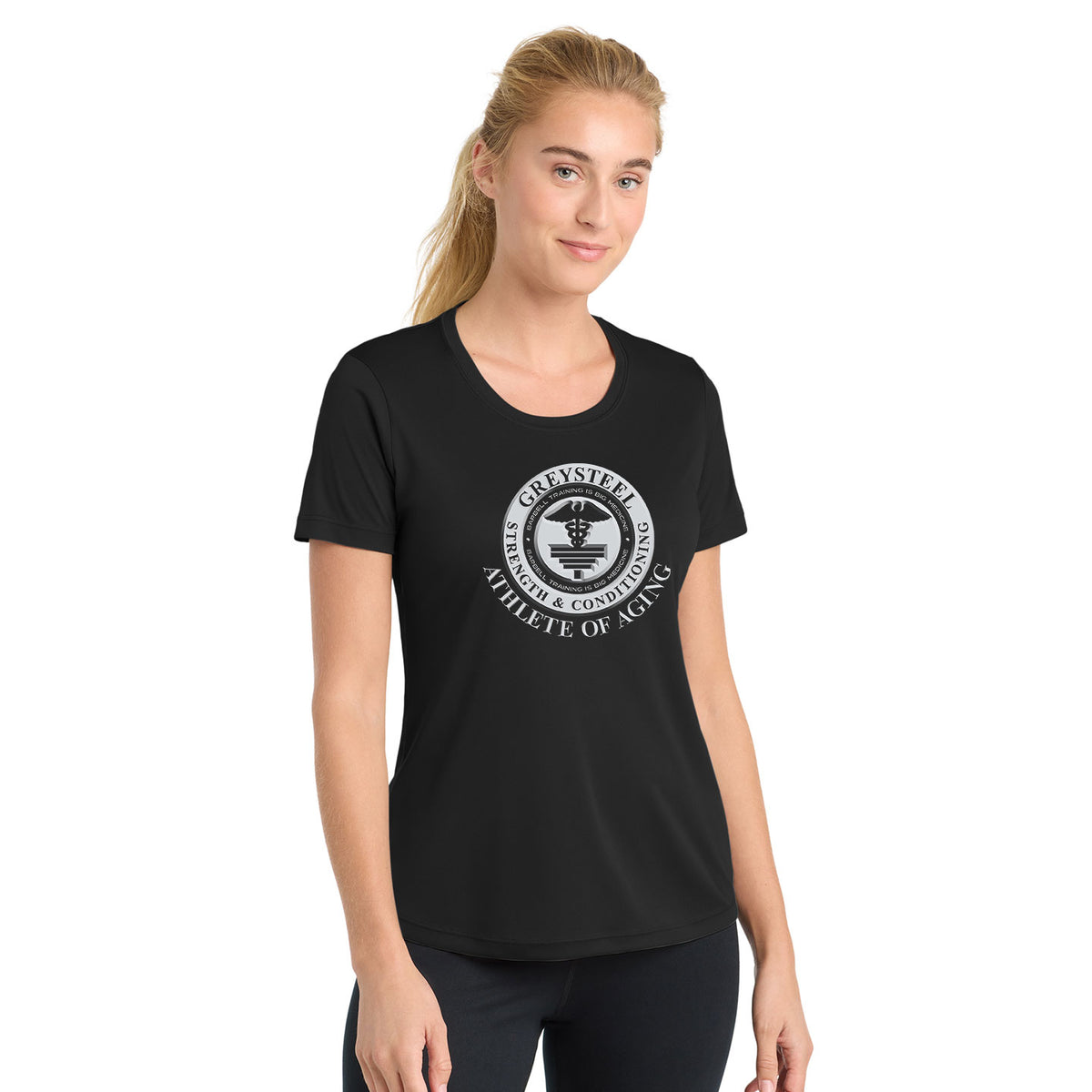 Greysteel - Athlete of Aging Women's Sport-Tek Performance Tee