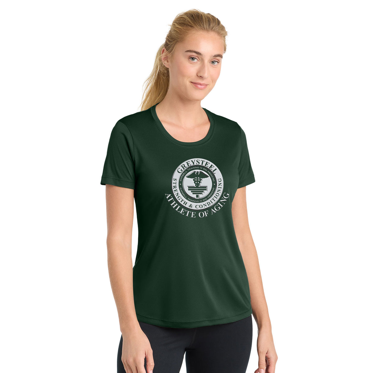 Greysteel - Athlete of Aging Women's Sport-Tek Performance Tee