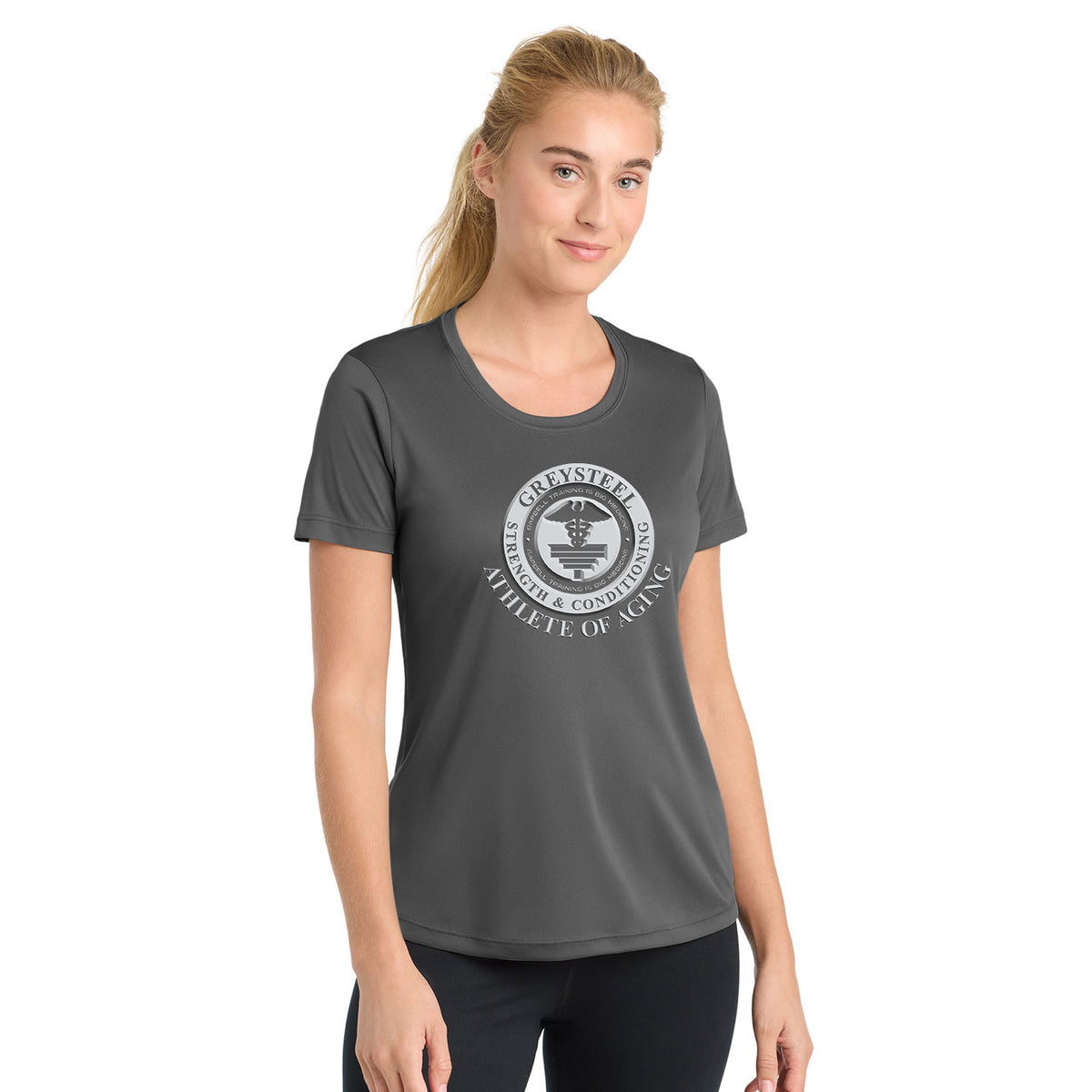 Greysteel - Athlete of Aging Women's Sport-Tek Performance Tee