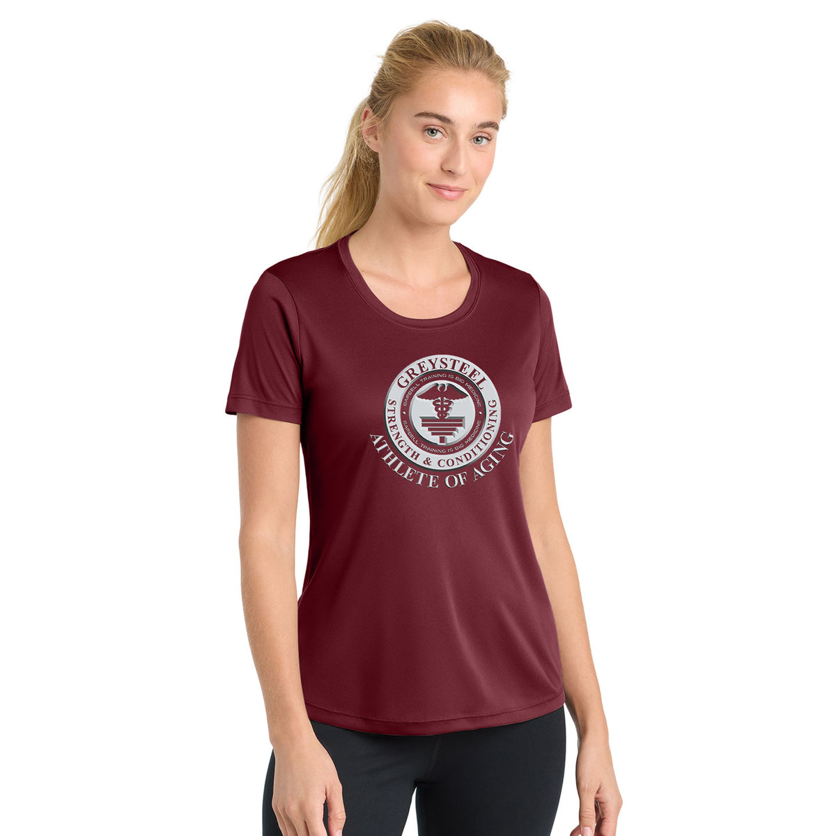 Greysteel - Athlete of Aging Women's Sport-Tek Performance Tee