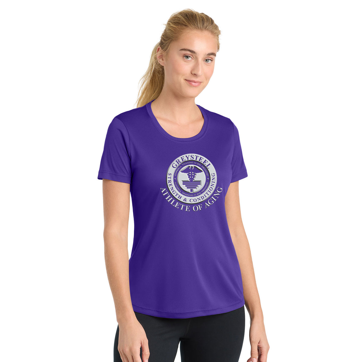 Greysteel - Athlete of Aging Women's Sport-Tek Performance Tee