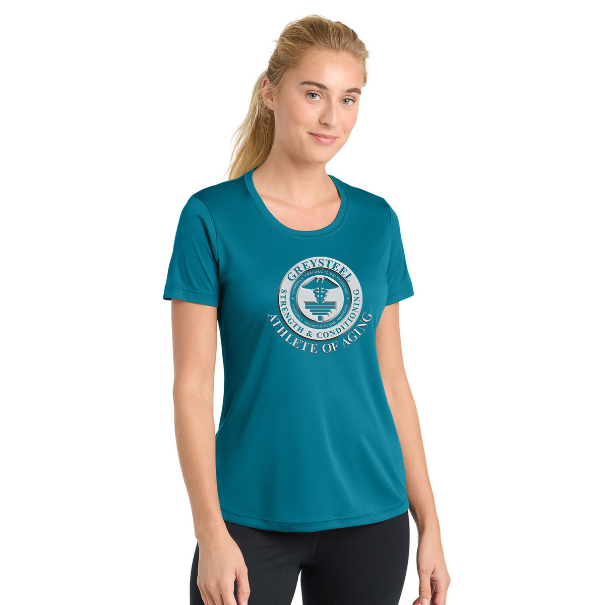 Greysteel - Athlete of Aging Women's Sport-Tek Performance Tee