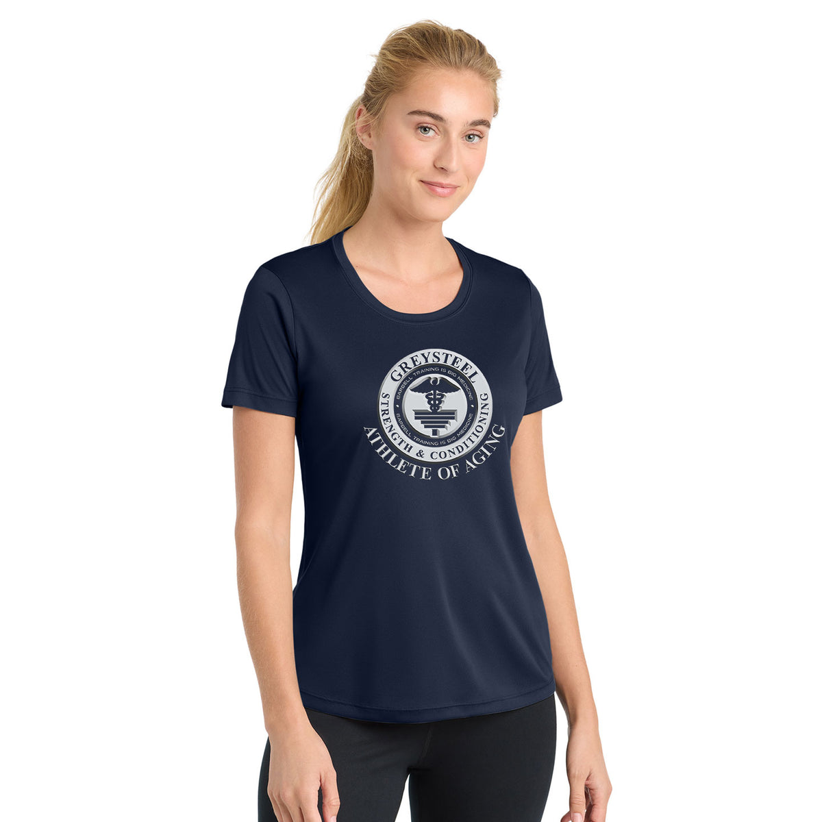 Greysteel - Athlete of Aging Women's Sport-Tek Performance Tee