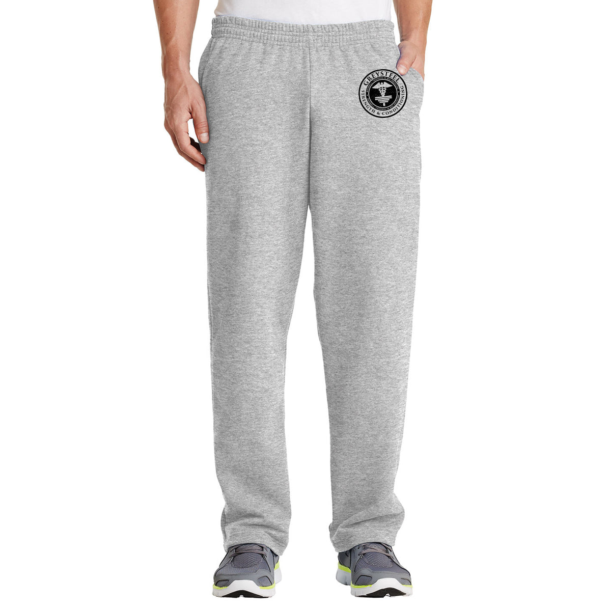 Greysteel - Logo Port&Co Unisex Fleece Sweatpants