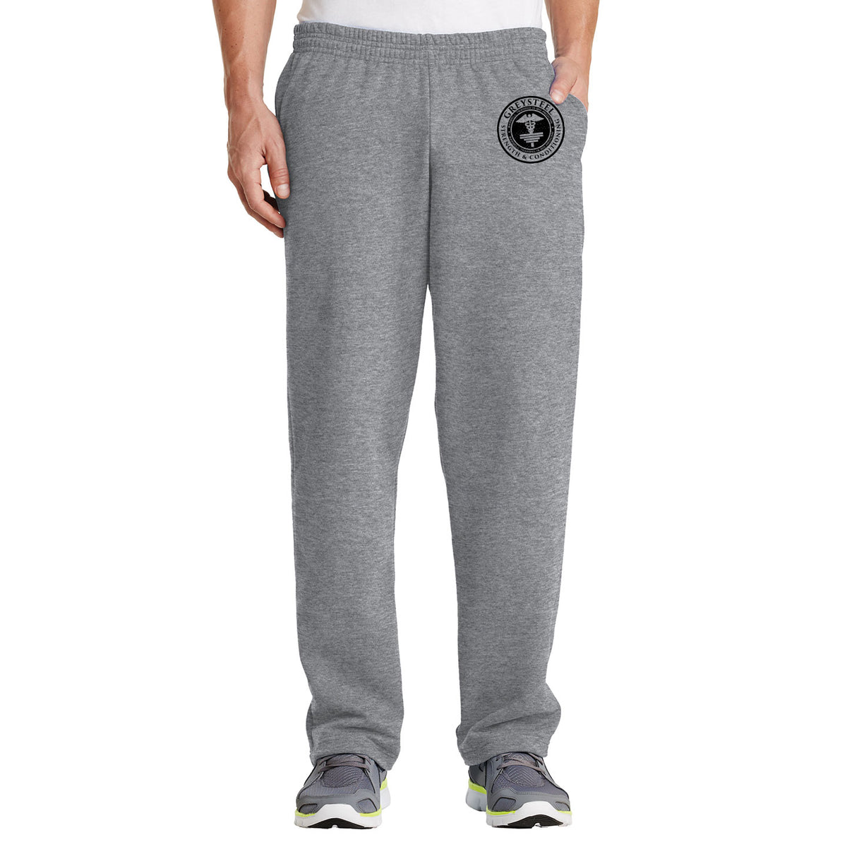Greysteel - Logo Port&Co Unisex Fleece Sweatpants