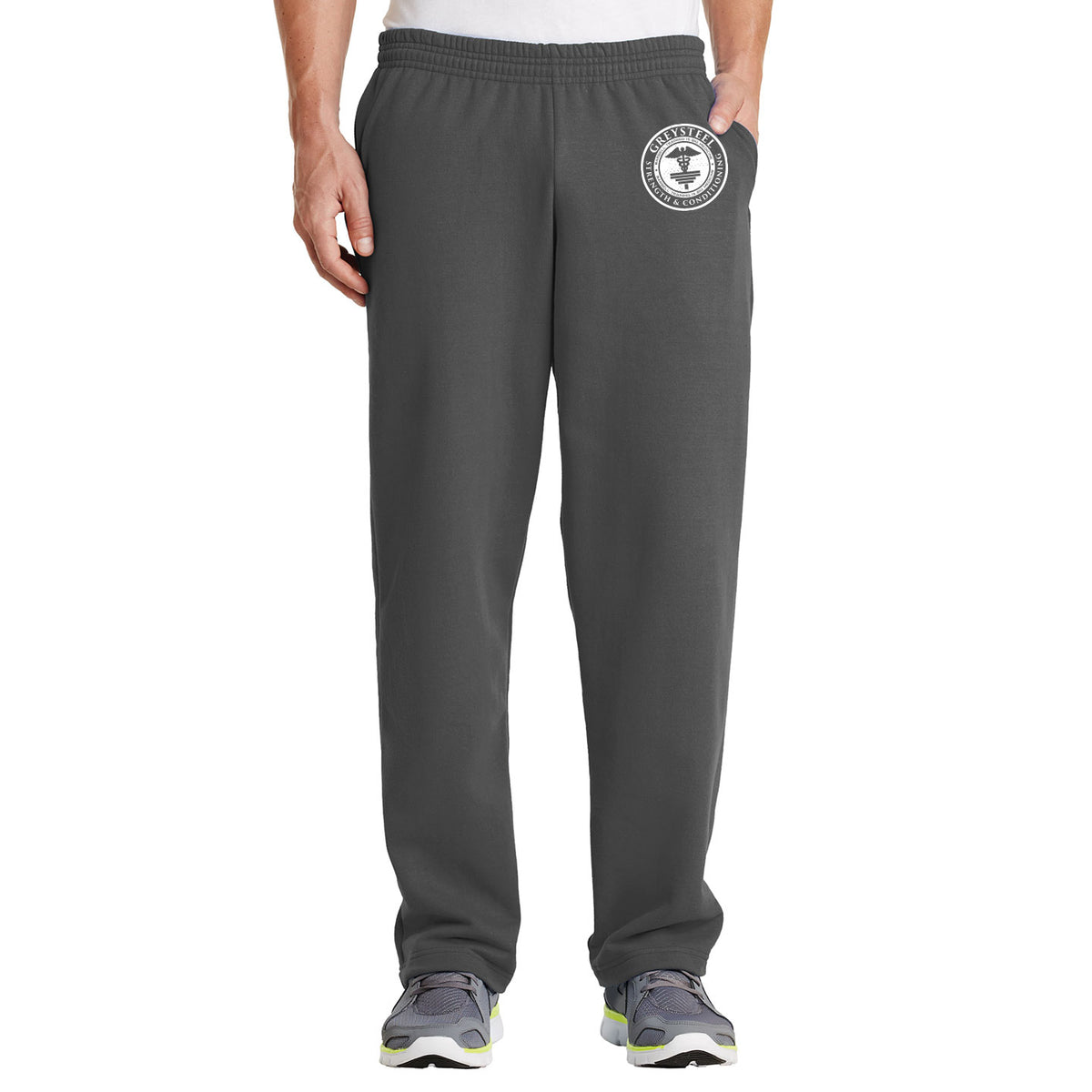 Greysteel - Logo Port&Co Unisex Fleece Sweatpants