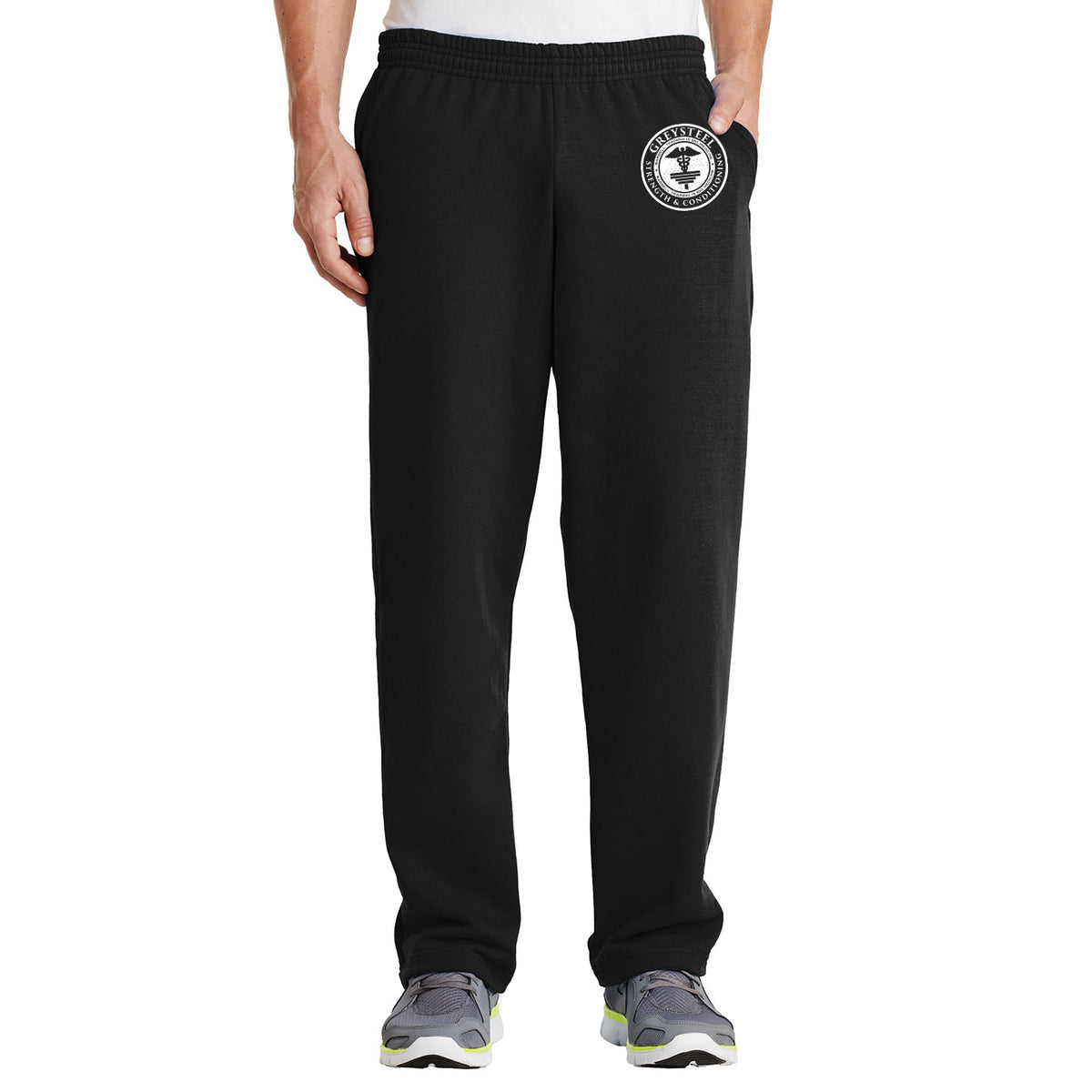 Greysteel - Logo Port&Co Unisex Fleece Sweatpants