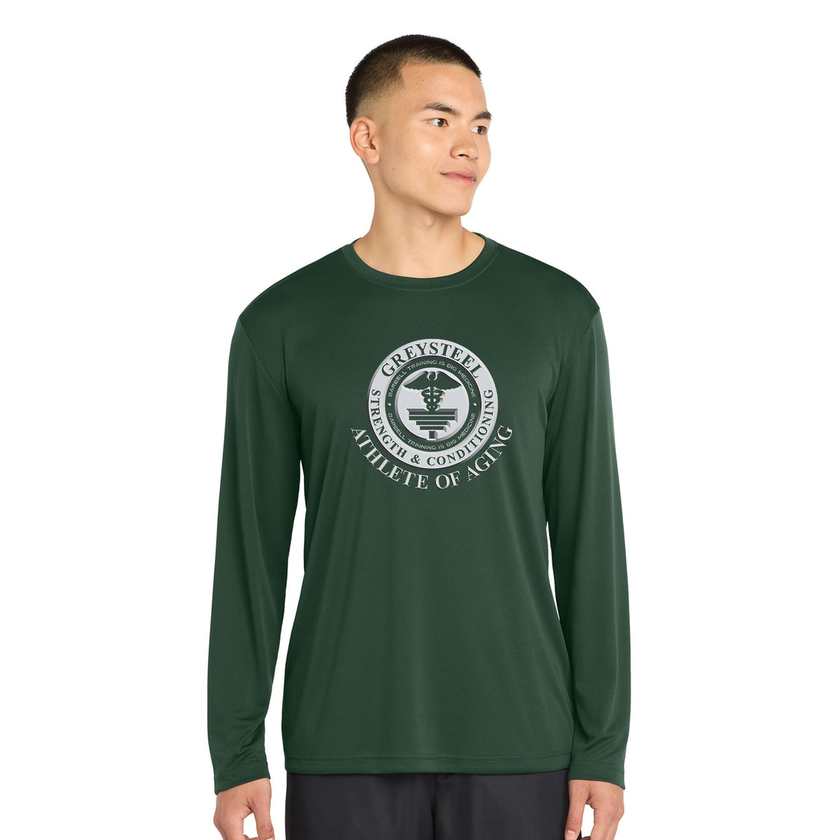 Greysteel - Ahlete of Aging Unisex+Tall Sport-Tek Performance Long Sleeve
