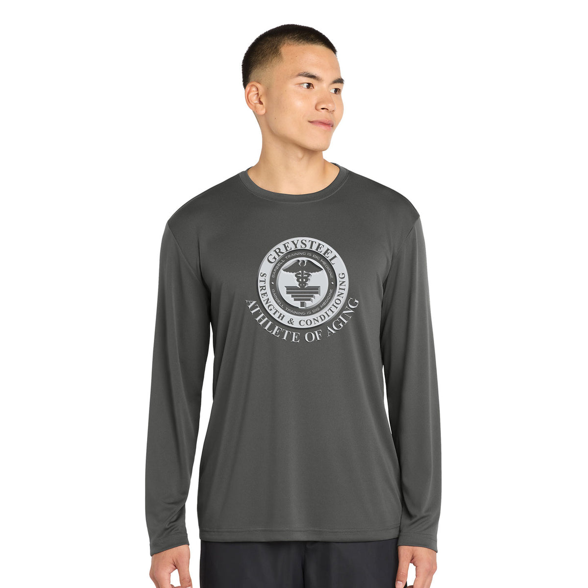 Greysteel - Ahlete of Aging Unisex+Tall Sport-Tek Performance Long Sleeve