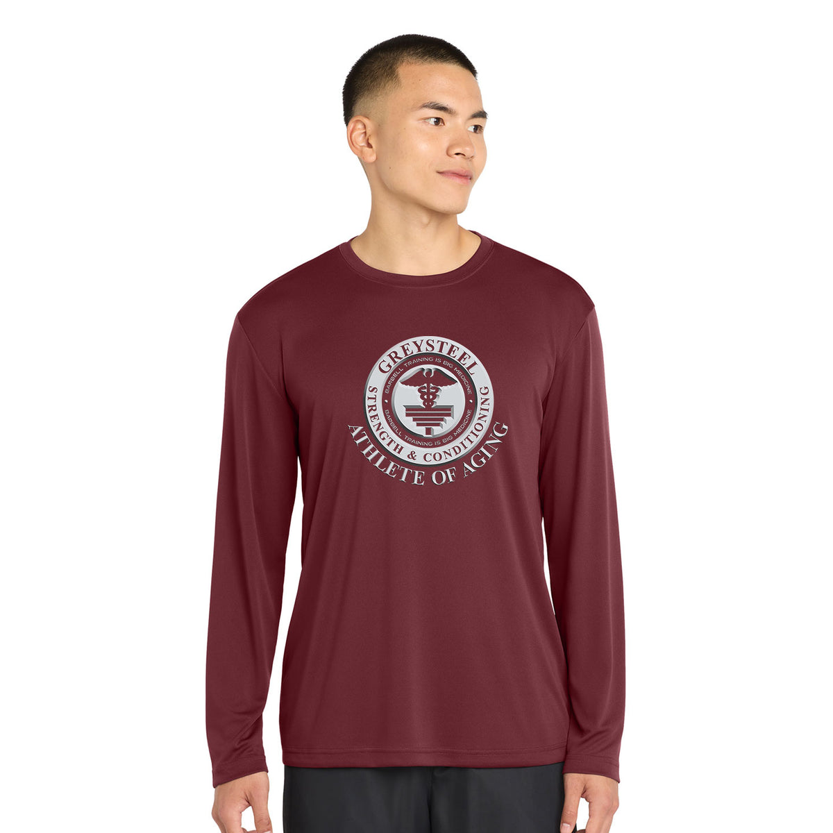 Greysteel - Ahlete of Aging Unisex+Tall Sport-Tek Performance Long Sleeve