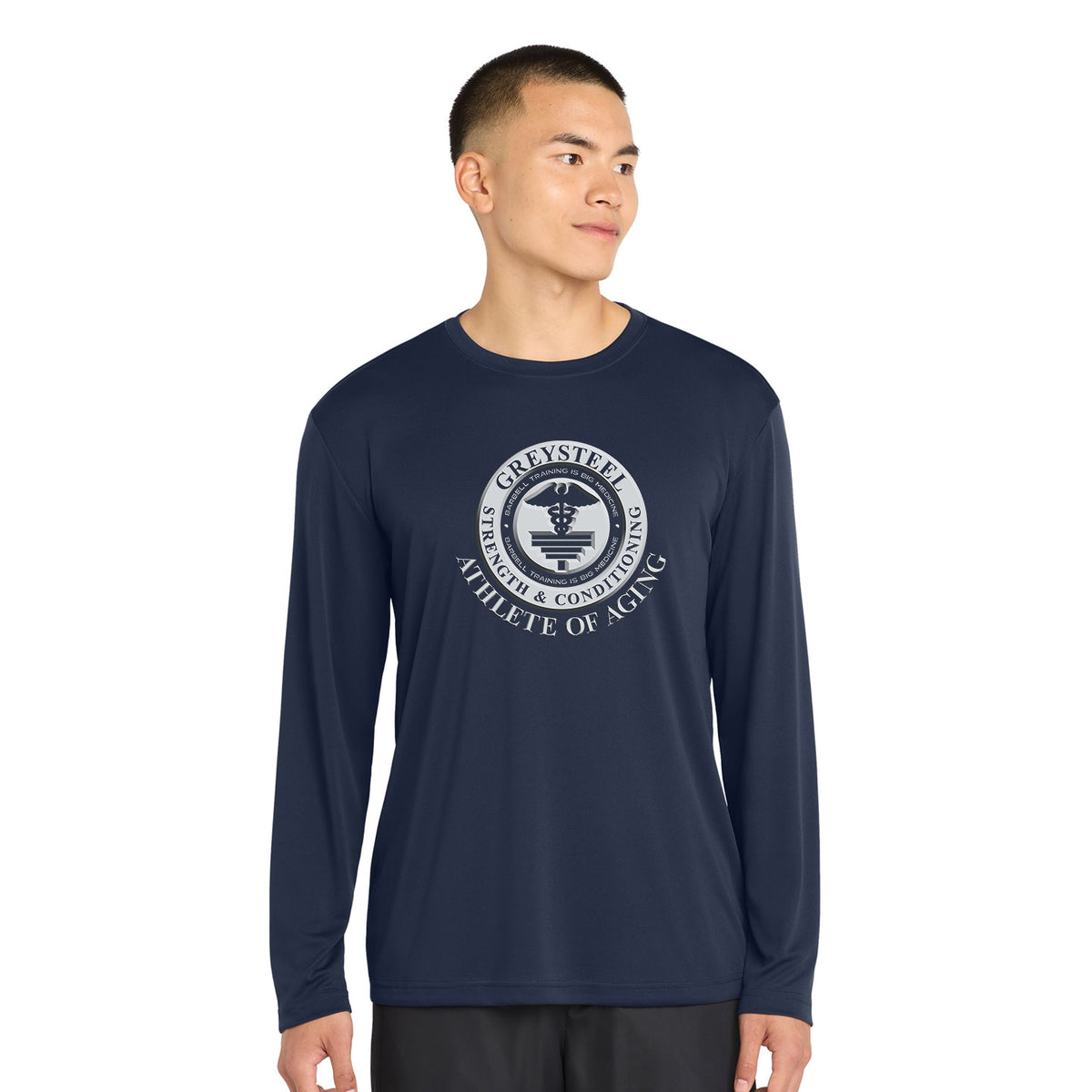Greysteel - Ahlete of Aging Unisex+Tall Sport-Tek Performance Long Sleeve